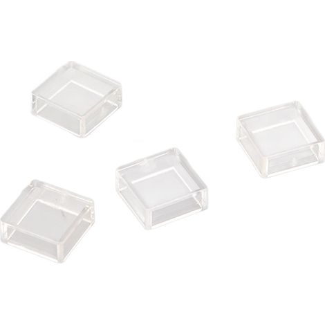 Couvercle de commutateur Tactile, capuchon de bouton Tactile carré Transparent ABS, Kit de 100 pièces. (1/5)