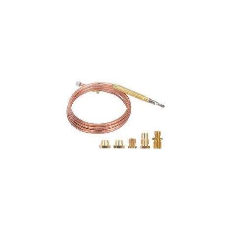 Kit de thermocouple de gaz, M6x0.75 Adaptateur de kit de Remplacement de Foyer de thermocouple de cuisinière à gaz pour cuisinière à Induction, cuisinière à gaz, unité de Chauffage (1/5)