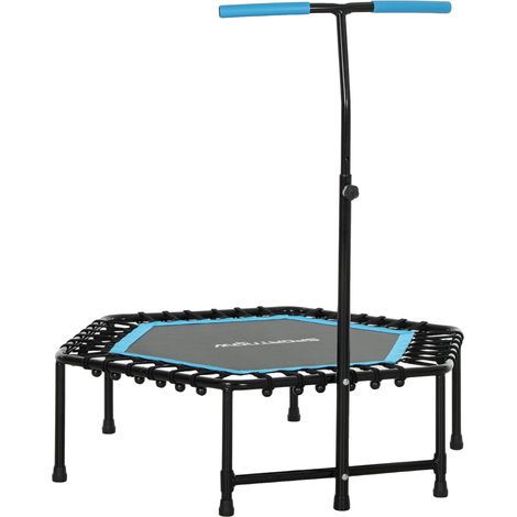 Trampoline de Fitness, Poignée Réglable, 3 Niveaux, Entraînement Cardio (1/2)