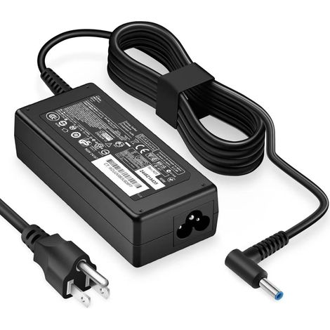 Adaptateur D'alimentation Pour Ordinateur Portable - 19 5 V 3 33 A 65 W - Compatible Avec Connecteur Bleu 4 5 X 3 0 Mm - Pour HP Elitebook Probook Pavilion Spectre - 1 Pièce (1/5)