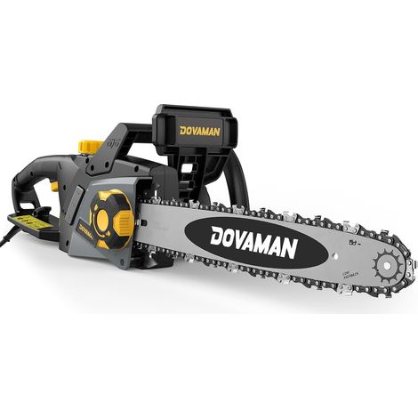 Tronçonneuse Électrique 2400W, Tensionnement Sans Outil en un Pas, 40cm Guide et Chaîne, 15m/s Vitesse de Chaîne, Lubrification Automatique, Frein Mécanique, 2 Chaînes - DCS01A (1/5)