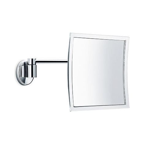 Inda - Specchio ingranditore quadro 3x a parete snodato cromo