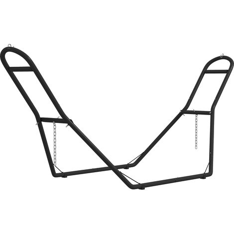 Outsunny 9ft Hammock Stand Adjustable with Non-Slip Feet, 150 kg Capacity