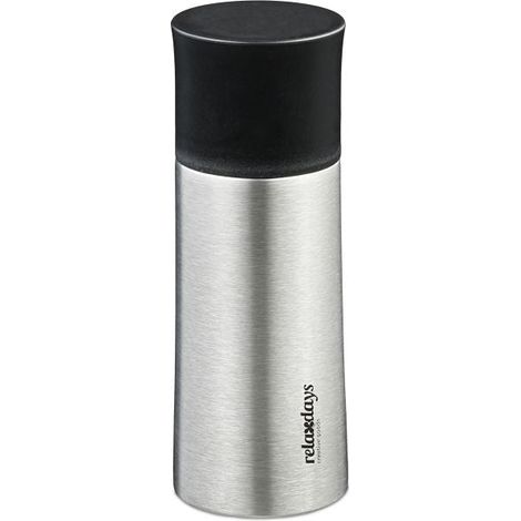 Gourde 300 ml en acier inoxydable avec mug (1/5)