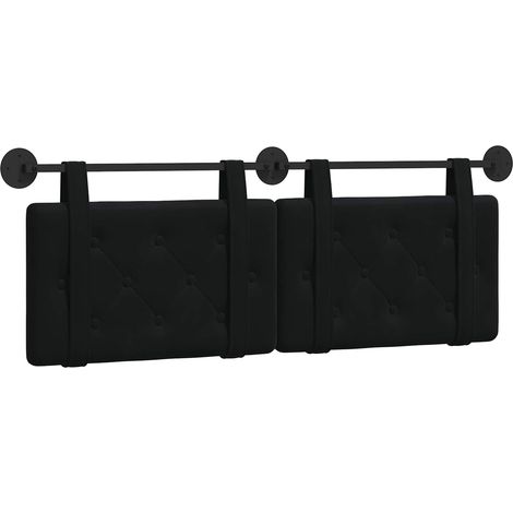 Maison Exclusive - Tête de lit suspendue Noir Velours