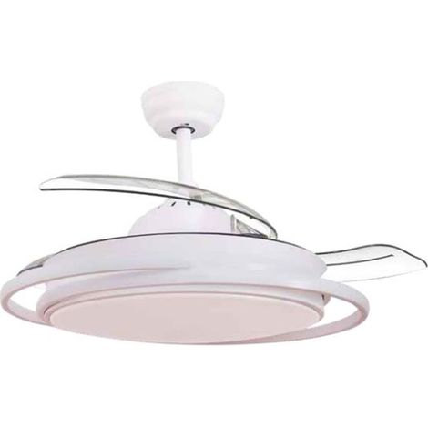 Bauala-Deckenventilator mit einstellbarem CCT-Licht und Ø107 DC White-Steuerung
