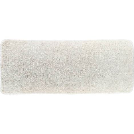 Alfombra de microfibra doble lavabo 50x120cm - natural - Tendance