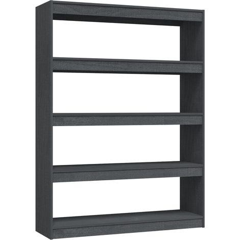 Maison Exclusive - Bücherregal/Raumteiler Grau 100x30x135,5 cm Ki