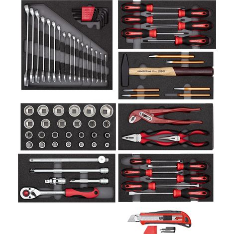 GEDORE red R21010000 Werkzeugsatz 8x CT-Module + Cutter 81-teilig (1/5)