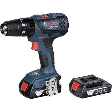 Trapano avvitatore con percussione bosch gsb18-2li 2 batterie e borsa omaggio (1/4)