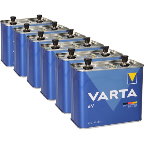 6x Varta 435 6V 35.000mAh Batterie longlife Alkaline (1/5)