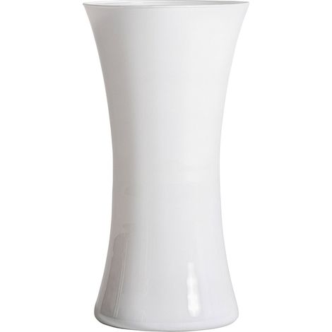 Vase cristal Donet blanc brillant style art déco - Blanc lumineux art déco en cristal (1/2)