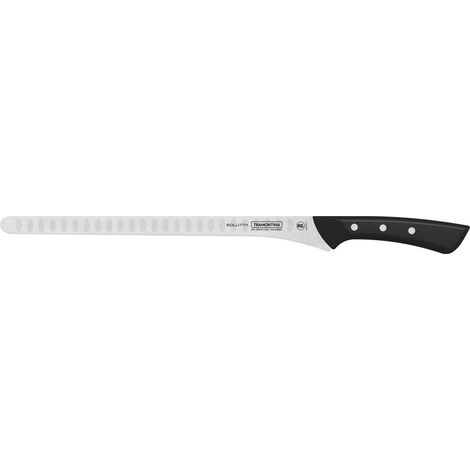Tramontina coltello prosciutto Solutta acciaio inox nero 28 cm