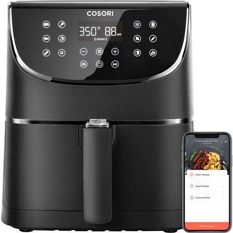 Cosori CS158-AF-RXB Friggitrice ad aria calda 5.5 l 1700 W controllo via App, Rivestimento antiaderente, con display , (1/5)