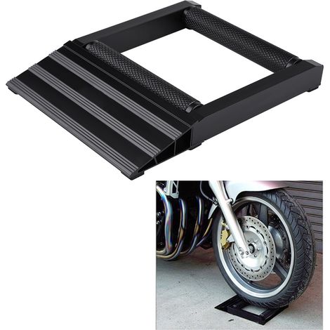 Stand à rouleaux en aluminium pour lavage pneu roue chaîne moto motocyclette (1/5)