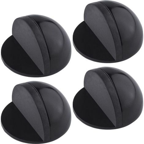 4 Pièces Butée de Porte, Arret de Porte en Acier Inoxydable, Stop Porte, Butée de Porte Adhésive, Demi Lune Bloc Porte, Butee de Porte pour Protéger (1/5)