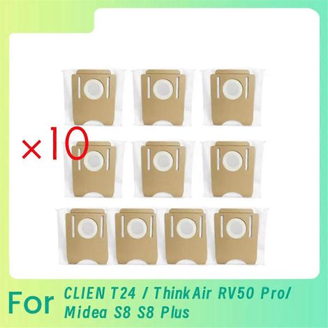 CLIEN T24/ThinkAir RV50 Pro/S8/S8Plus Balai Rotatif de Rechange, Brosse Latérale et Filtre, Pièces Détachées pour Aspirateur Robot, Lot de 6, Compatible Nettoyage Efficace (1/5)