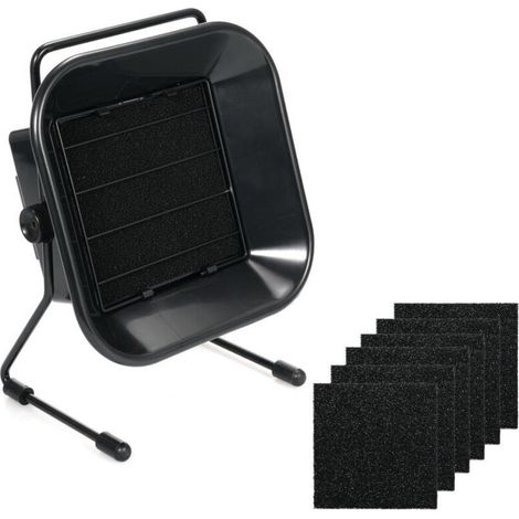 16W 50Hz Extracteur de fumée à souder - Filtre absorbeur de fumée pour un travail sûr - Réglable - Faible bruit