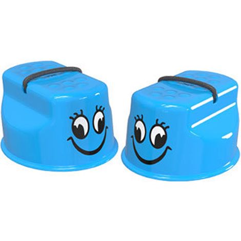 Marche Sur Pilier En Plastique - Pour Enfants À Partir De 3 Ans - Hauteur Réglable 25 Cm - Marche Éducative Pour Développer L Équilibre Et La Coordination - Lot De 2 (1/5)