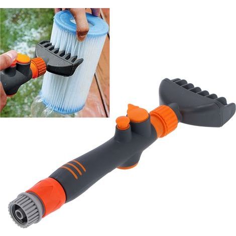 Portable Cartridge Filter Cleaner for Swimming Pools - US Standard Manual Cleaning Brush (1/5)