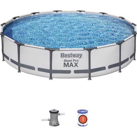 Piscina Tonda con struttura Steel Pro MAX 427x84 cm Bestway 56595