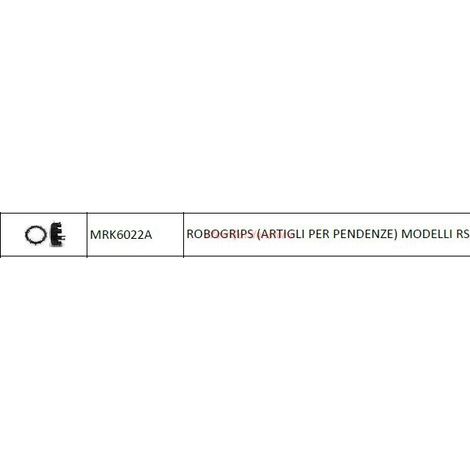 Robogrips artigli per pendenza robot rasaerba modelli RS ROBOMOW MRK6022A