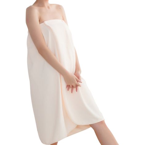 Serviette de sauna/douche pour femme avec fermetures à pression, séchage rapide (1/5)