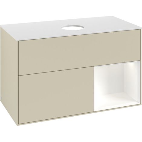 Villeroy & Boch FA21MTHJ Meuble sous-lavabo Finion FA2 (1/3)
