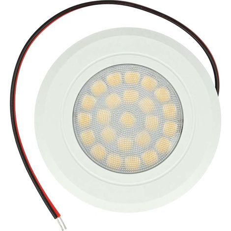 Mini Faretto Led Da Incasso Touch Dimmer Controllo Carcassa Bianca 4000K DC12V DC24V 3W Foro 55mm (1/3)