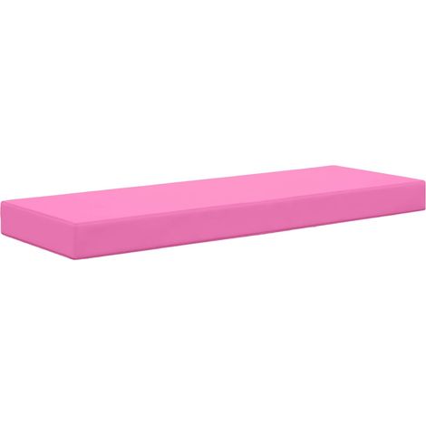 Cojín de asiento de exterior Rosa 111,5 x 40 x 8 cm vidaXL