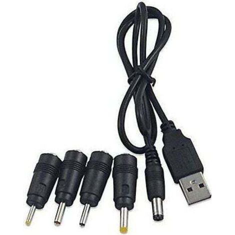 Universelles DC-auf-USB-2.0-/2.5-/3.0-/4.0-/5.5-Kabel, 5-in-1-Multiladegerät