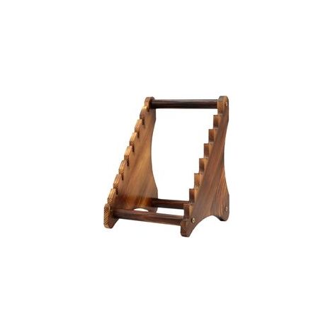 Présentoir a Couteaux en Bois a 7 Niveaux,Fixe Présentoir Collection Couteaux Pouvant Contenir Jusqu'à 7 Couteaux pour la Maison, Restaurant,Cuisine,Comptoir,Table