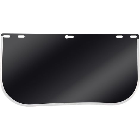 Replacement Lens for Face Screen, 39 x 20 cm, Lightweight, Comfortable, Replacement, Face Protection, Widely Used for Grinding Welding Forging Cutting (Black) (1/5)