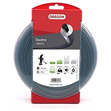 Filo decespugliatore Tondo Duoline Trasparente/Nero ø2.4mm/90m Oregon 106501E (1/4)