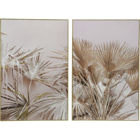 Kaemingk Gemälde rosa 40 x 60 cm Material  MDF Deko-Accessoires