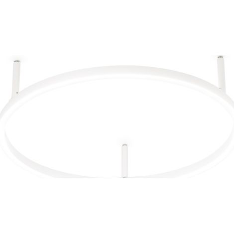 Plafoniera Moderna Oracle Alluminio-Materie Plastiche Bianco Led 32W 3000K (1/2)