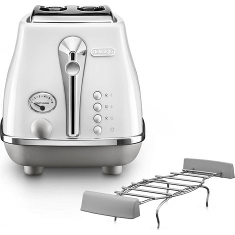 De'Longhi Icona Capitals Toaster Weiß Matt 900W