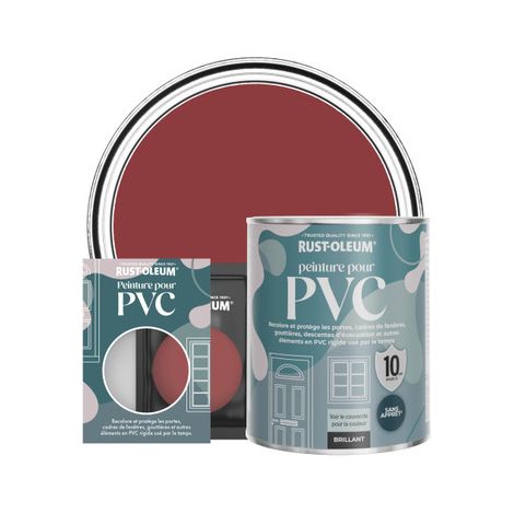 Peinture pour PVC, Finition Brillante - Bordeaux (1/3)