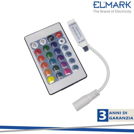 RGB CONTROLLER FOR LED STRIP 3X2A(24W) 12VDC