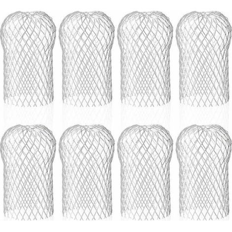 Crapaudine De Gouttière - Aluminium Flexible - Pour Tuyau De Descente PZCC - Anti-Feuilles - Lot De 8 (1/4)