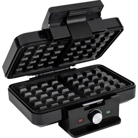 Tristar WF-1165 Waffeleisen stufenloser Temperaturregler Schwarz (1/5)