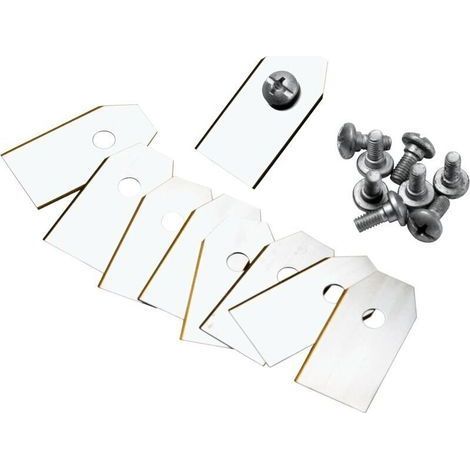 45 cuchillas de repuesto para Husqvarna Automower y cortacésped robot Gardena 0,75 mm (1/4)