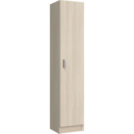 Armario multiusos 1 puerta roble (1/3)