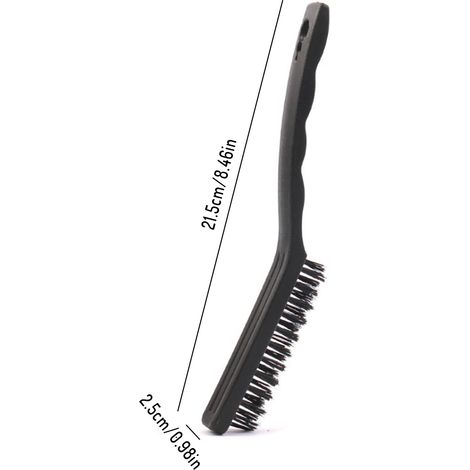 Set aus 3 Drahtbürsten à 23 cm (9 Zoll) zur Reinigung von Schweißrückständen, Rost und Staub an Autos. (1/3)