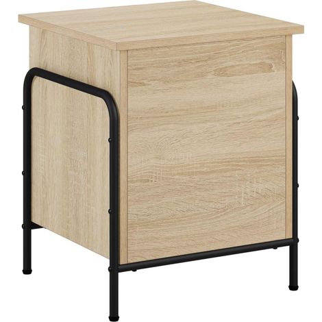 Boîte de rangement Chêne Sonoma 80 x 40 x 49,5 cm vidaXL