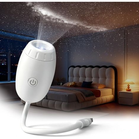 Projecteur de ciel étoilé, projecteur orientable à 360°, projecteur de ciel étoilé avec connexion USB LED pour les soirées en voiture et la chambre à coucher, veilleuse pour la décoration de la chambr (1/5)