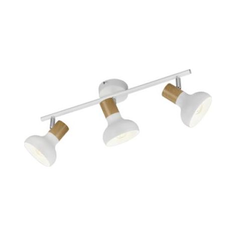 Faretto soffitto 3 luci bianco orientabile E14 Latika RL (1/2)