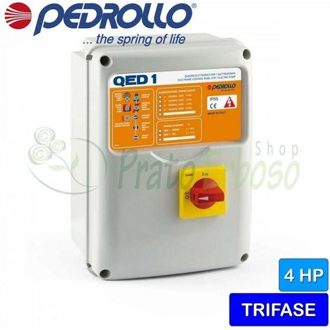 QED 1-TRI/1 - Quadro elettronico per elettropompa trifase 4 HP