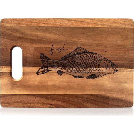 Planche à découper en bois 36x24 cm (1/5)