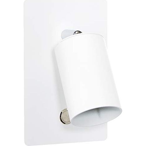 Applique LED orientabile GU10 con interruttore Bianco (1/4)